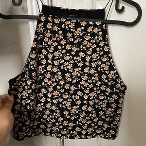 Floral crop top